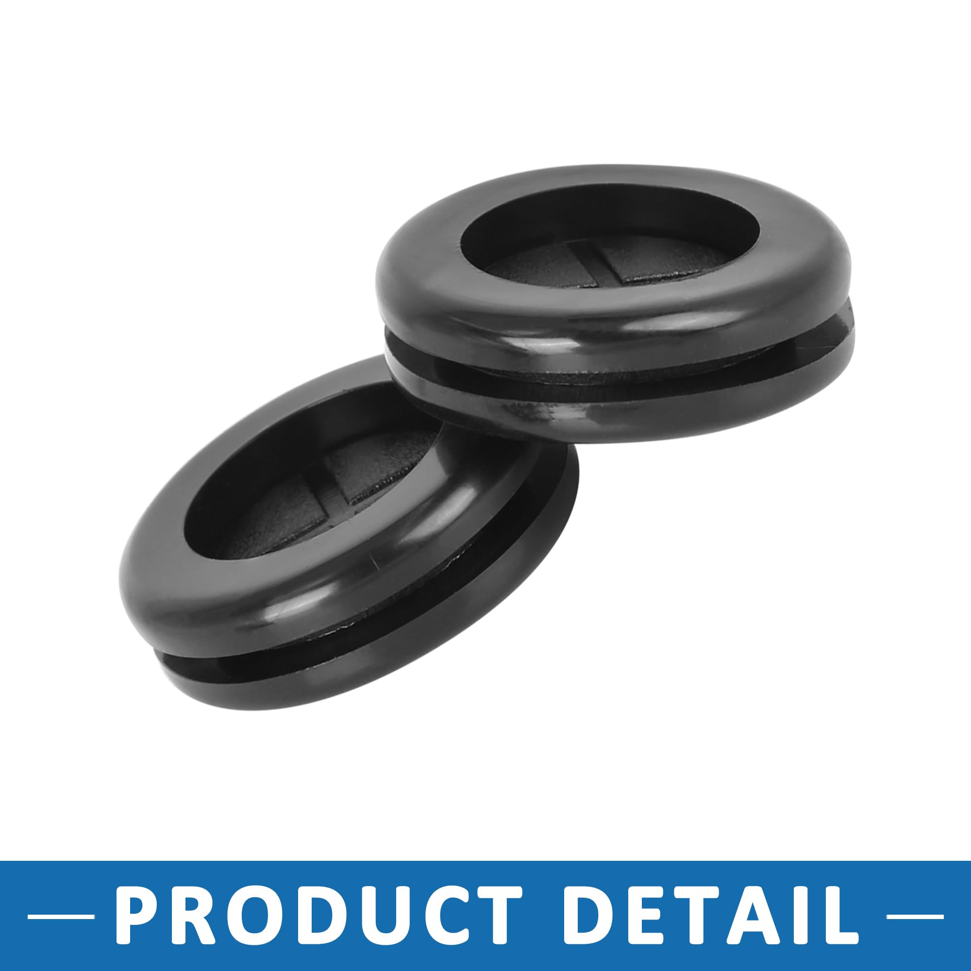 Bordo Decorativo Autoadesivo PVC Nero - 25mm X 5m, Per Mobili E