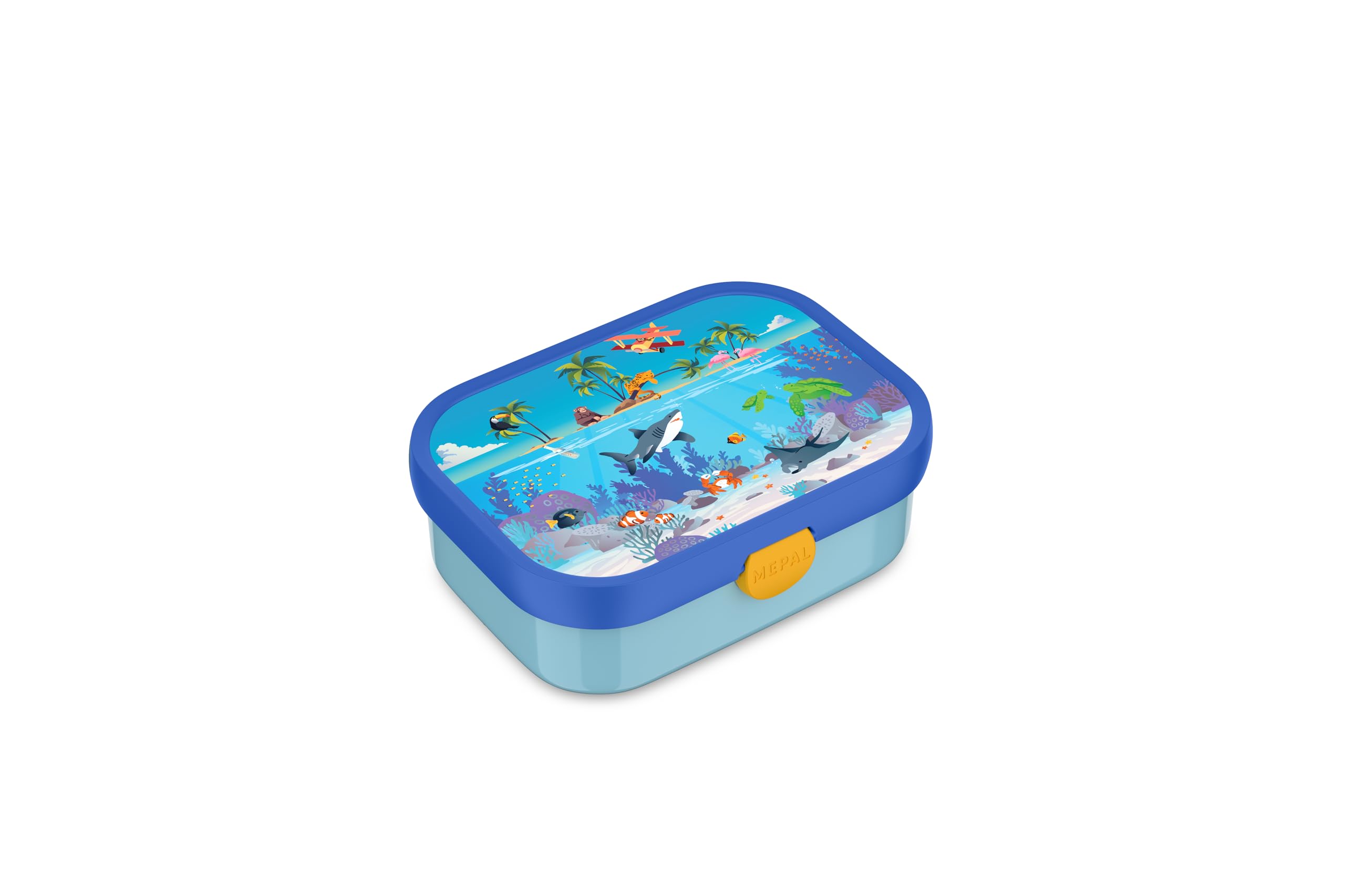 Mepal, Lunch Box Campus, Bento Box For Children, With Bento Compartment & Fork, With Clip Closure, Dishwasher Safe & BPA-free