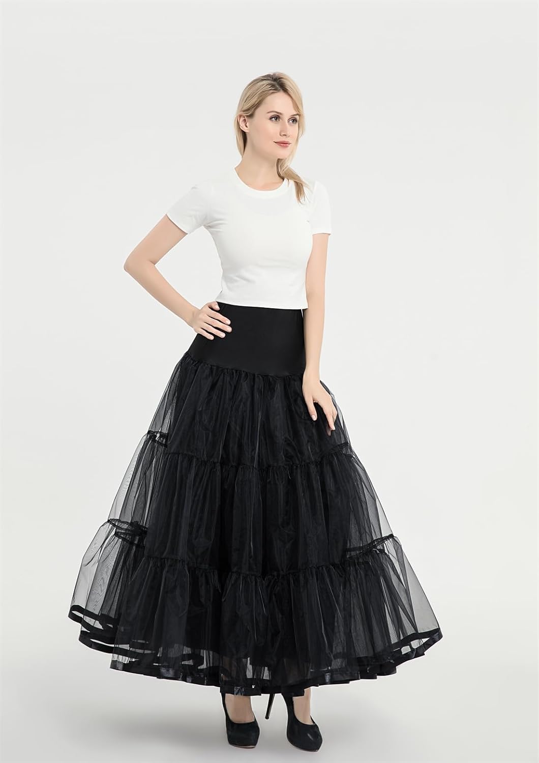 Women's Floor Length Wedding Petticoat Long Underskirt for Formal Dresses - Image 2