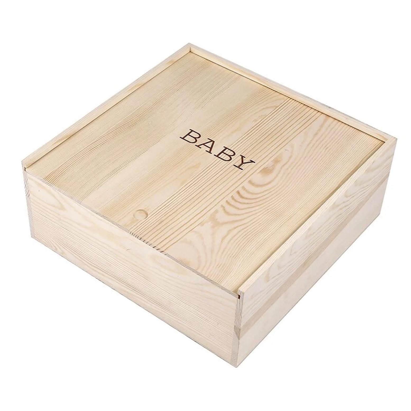 Stephan Baby Erinnerungsbox aus natürlichem Kiefernholz, für Babys
