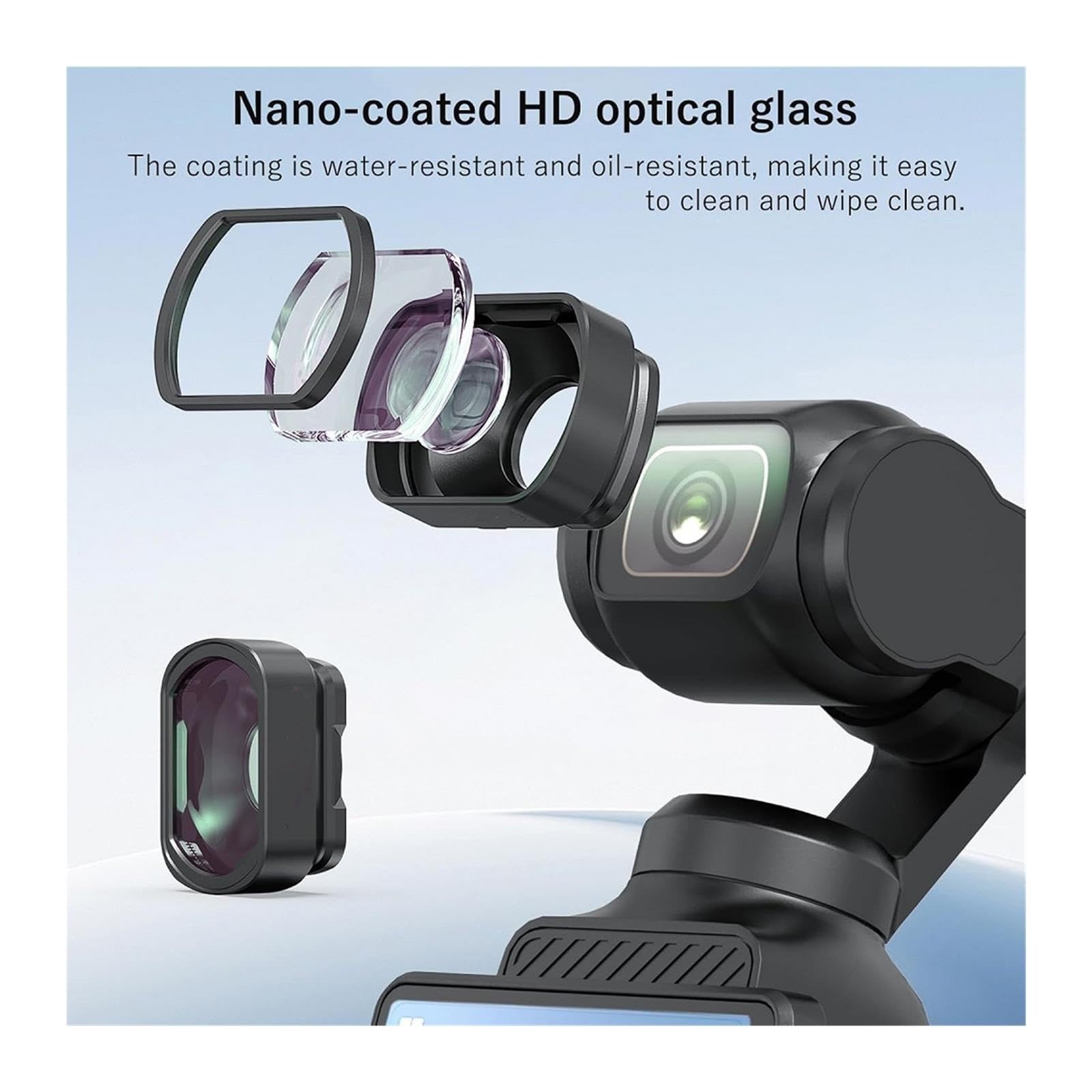 Obiettivo macro 10X compatibile con la fotocamera DJI Osmo Pocket 3