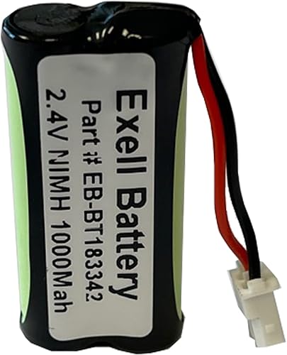 Miniatura 4 de Exell EB-BT183342 - Batería para teléfono 24 V 1000 mAh Ni-MH compatible con baterías inalámbricas BT166342BT266342 BT162342BT262342