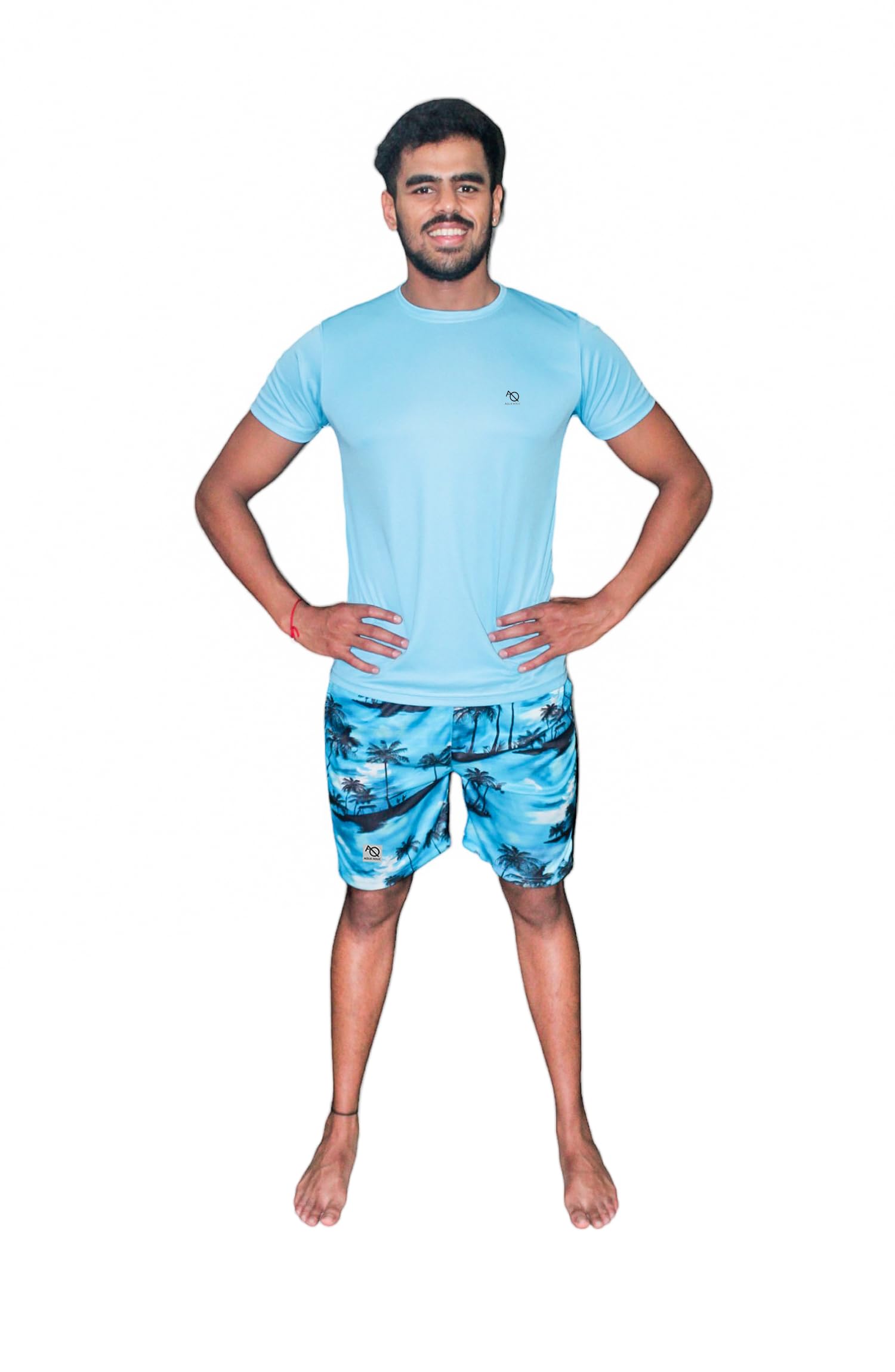 Printed Men’s Tshirt & Shorts Swimwear |Holidaywer | Beachwear