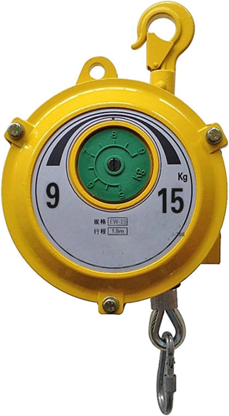 Heavy Duty Retractable Spring Balancer Tool Holder - Lifting & Stabilizing Equipment (9-15kg) for Workshops, Factories & Industrial Use