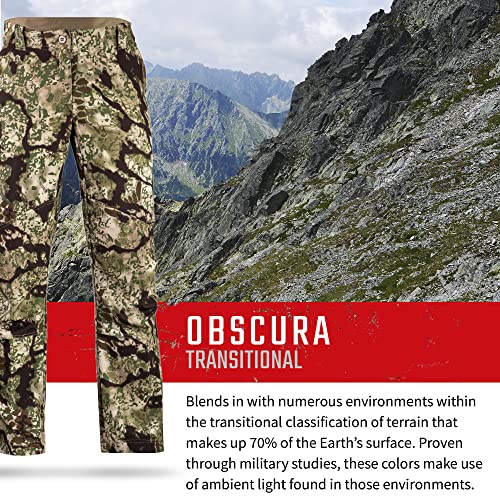 Kryptek Men's Valhalla Pant, Multi Season Performance Camo Hunting Pants, Obskura Transitional - 34W x 32L - Thumbnail 6