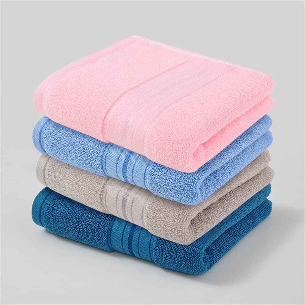 Wash a face Household Water and Thick Towel Lovers take a Bath Adults not Easy to Drop Wool Scarves(B 4PS)