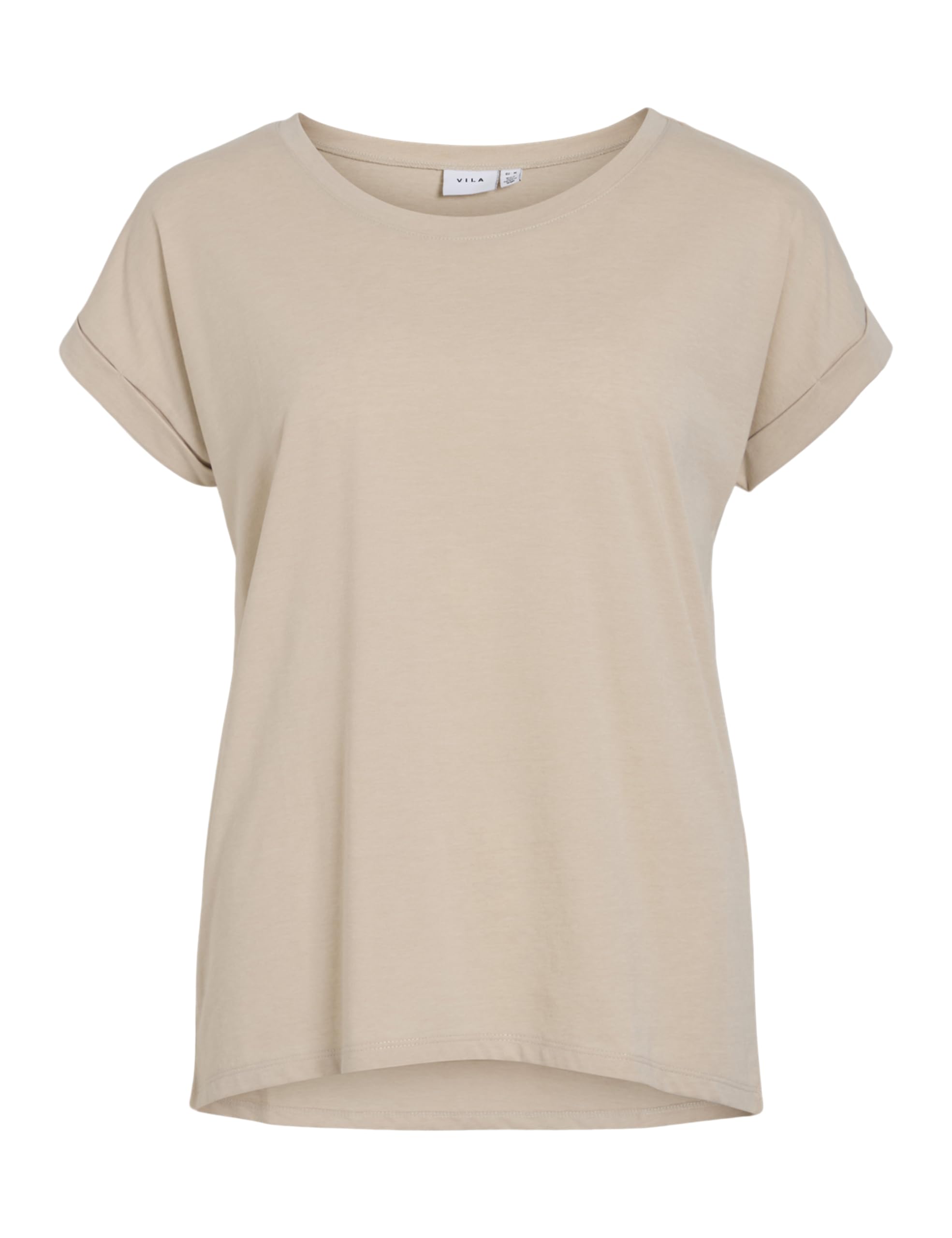 Vila Women's Cement Vidreamers New Pure T-Shirt Noos, S