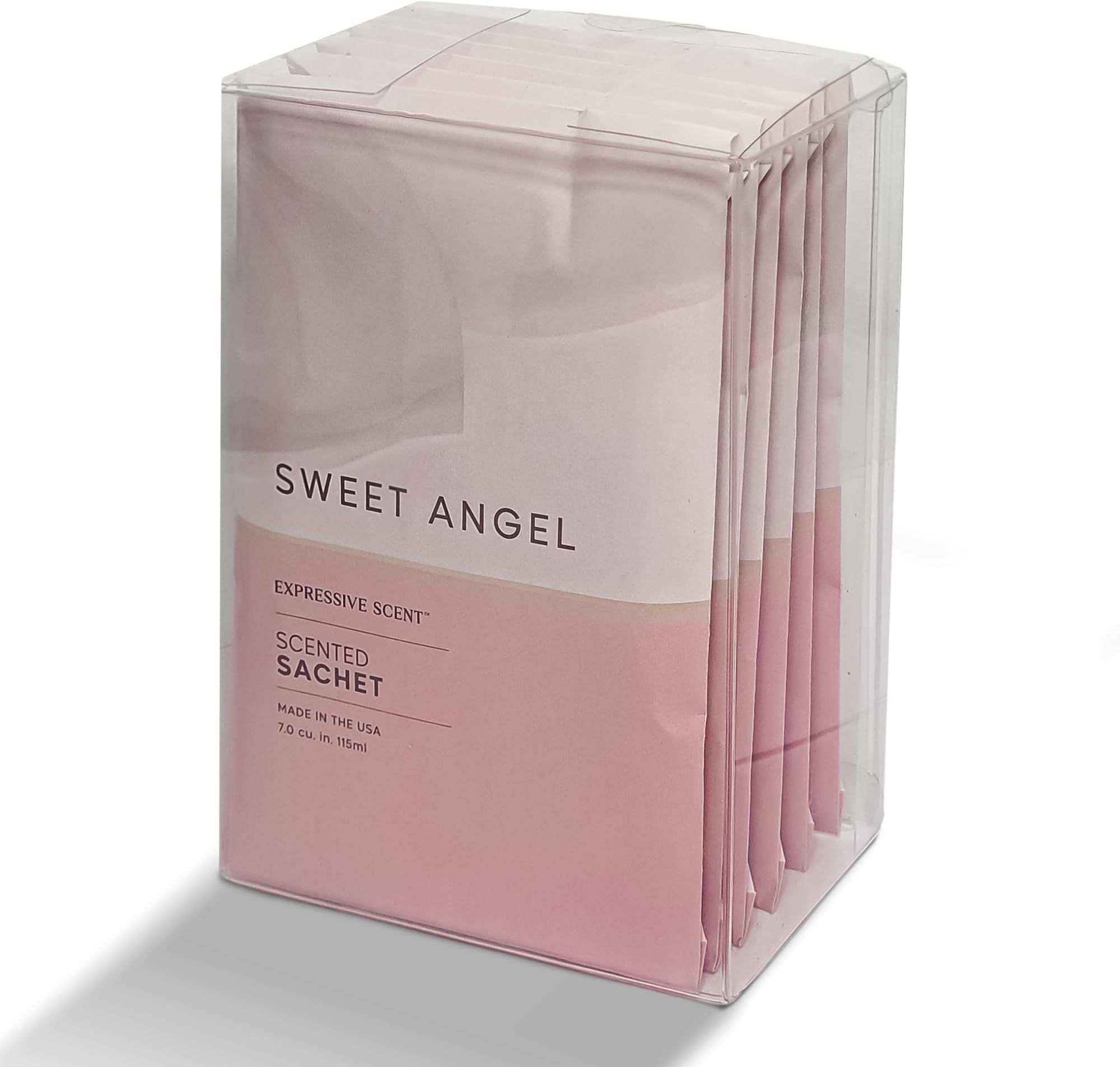 Expressive Scent 6 Pack Sachet (Sweet Angel) Long Lasting Home Fragrance for Drawers Dressers Closets Cars Kitchen