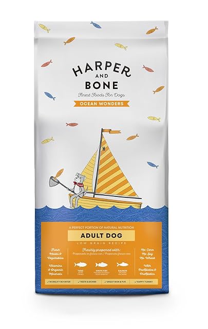 Harper & Bone Adult Dog - Ocean Wonders - Atún, pescado y salmón (12 kg)