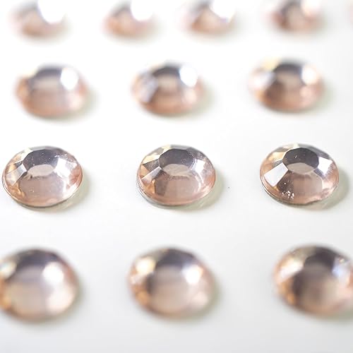 Miniatura 3 de Gemas doradas para el cabello, lámina de diamantes de imitación autoadhesivos, 172 gemas, 3 tamaños, aspecto creativo espectacular, ideal para niños