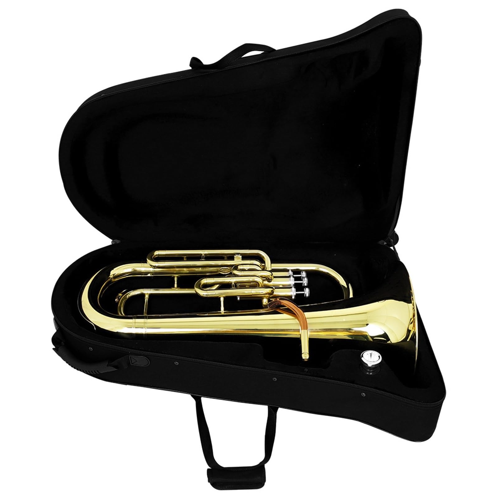 Eufonium Mosiądzu Euphonium Bb Tone Mosiądz Trzy Zawory Profesjonalne Instrumenty Muzyczne Początkujący Łatwy Do Gry