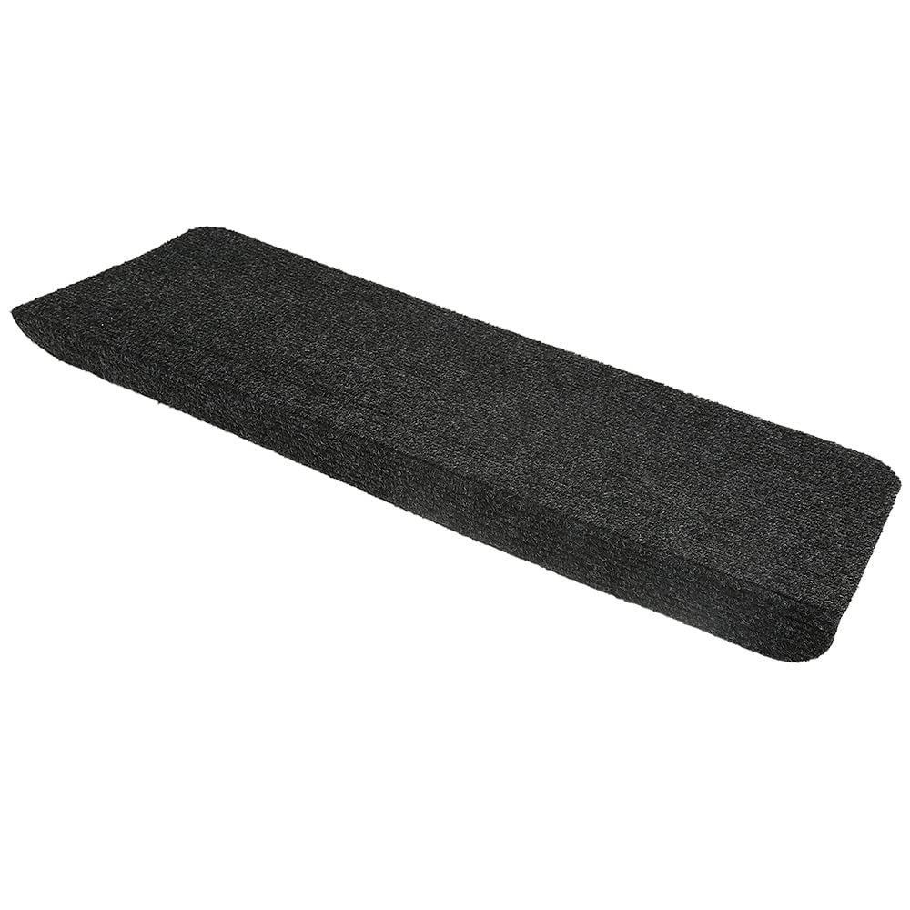 Tappetini antiscivolo per gradini, per anziani, bambini e cani, set di 15 protezioni autoadesive (nero, 65 x 25 cm)