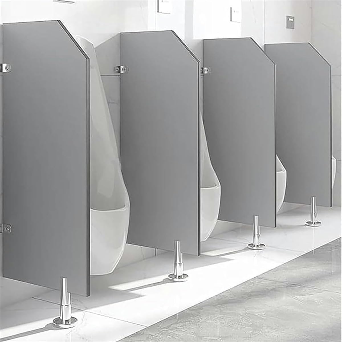 Mampara de urinario con panel impermeable de madera para privacidad en escuelas