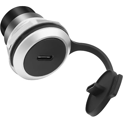 MEIRIYFA USB 3.0 to USB C Panel Mount Adapter Connector, 5Gbps USB 3.0 Female to USB C Female Circular Connector with Waterproof Cover for Phones, Laptop, Tablets and More (Silver, 1Pcs)
