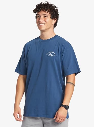 Vista 4 de Quiksilver Camiseta de manga corta Heading Out Ensign Azul XL, Azul (Ensignd Blue)