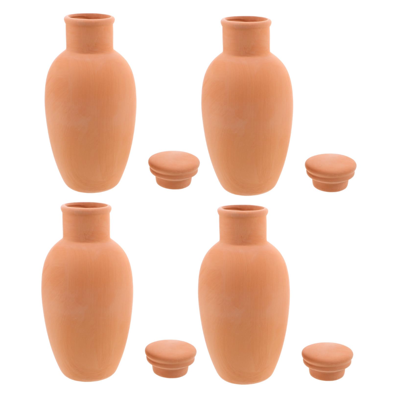 UPKOCH 4 Pièces Systèmes Arrosage Automatique Terre Cuite pour Plantes Intérieur Bureau Arrosage Lent pour Intérieur Et Extérieur Lot de