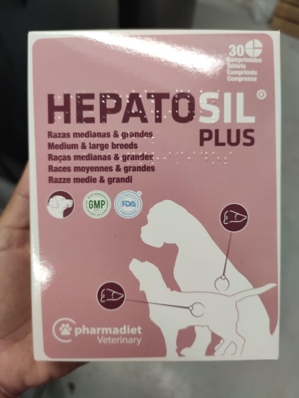 Hepatosil Plus Razas Medianas y Grandes 30CPD