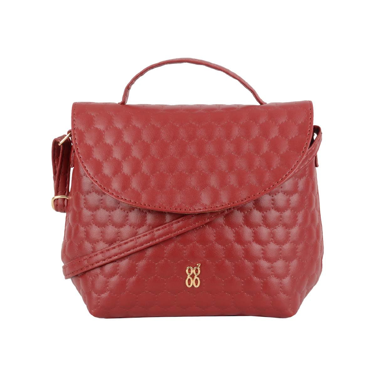 Baggit Women Red Satchel Sling Bag XS Size | Ladies Stylish Casual Cross Body Purse Handbag (B0D423VMFW) Amazon Price History, Amazon Price Tracker