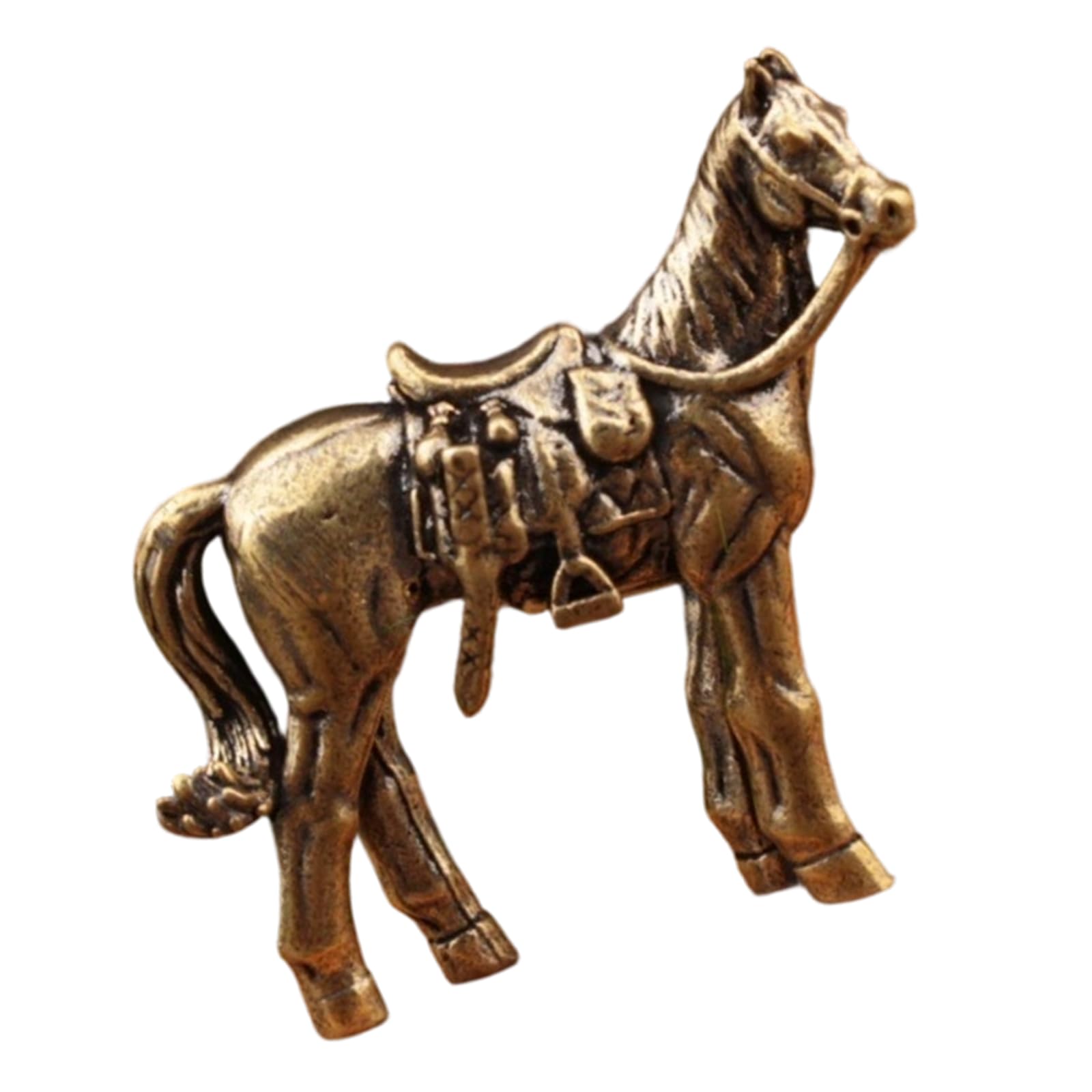 Shurhome Lucky Wealth Horse Statues Sculptures Animal Statue Collectibles Figurines Feng Shui Ornament Home Decorations Gift Animal Statue Sculpture