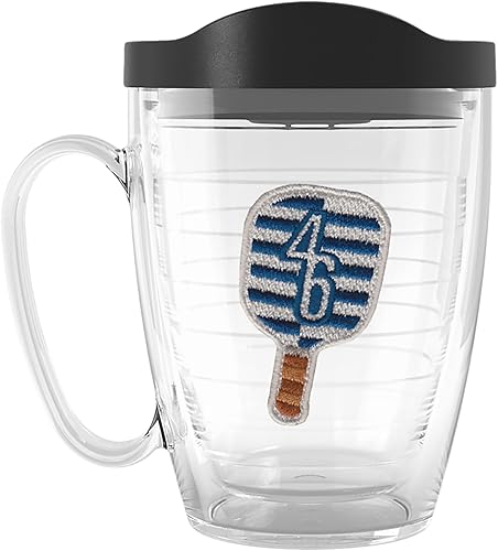 Tervis Pickleball Paddle 46 aislado, taza de 16 onzas, clásica