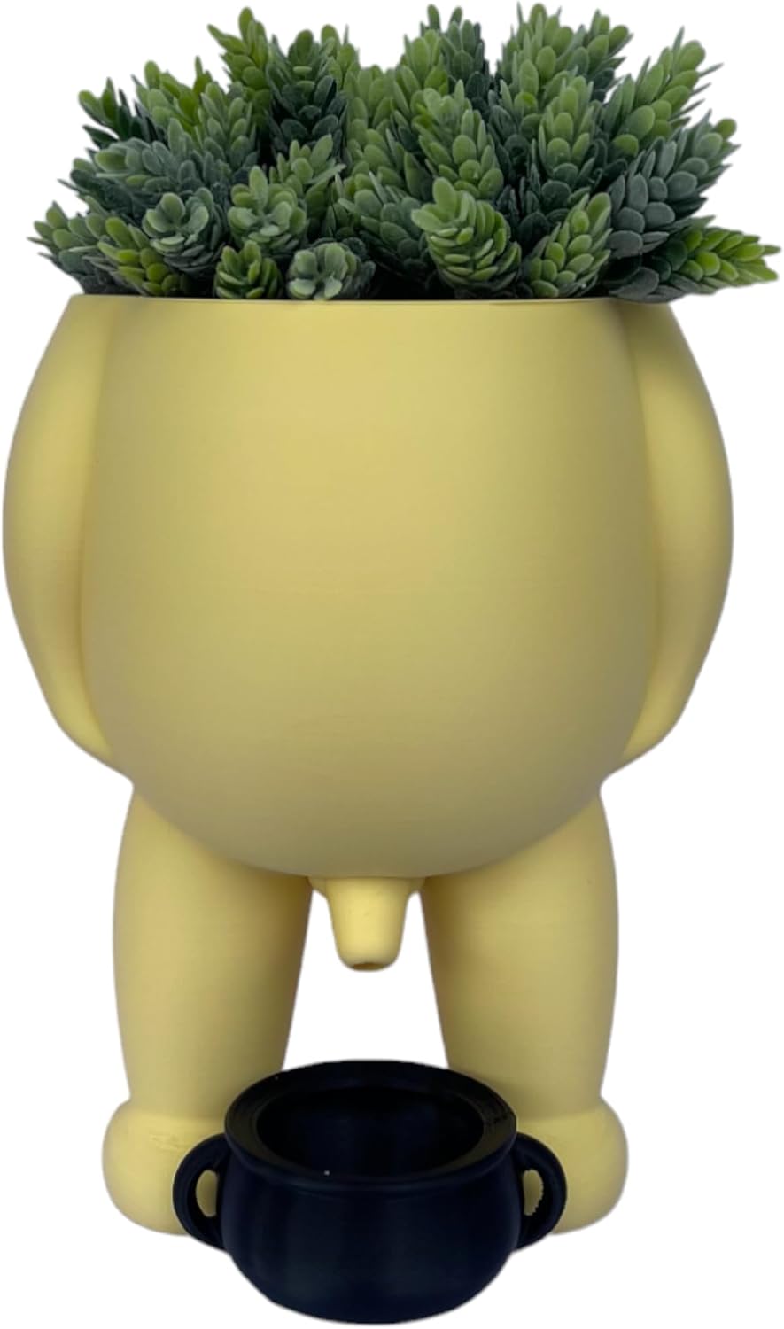 6 different colors of Peeing funny vase, planter, succulent, home decor, garden SIZE 9" 22.86cm (YELLOW)