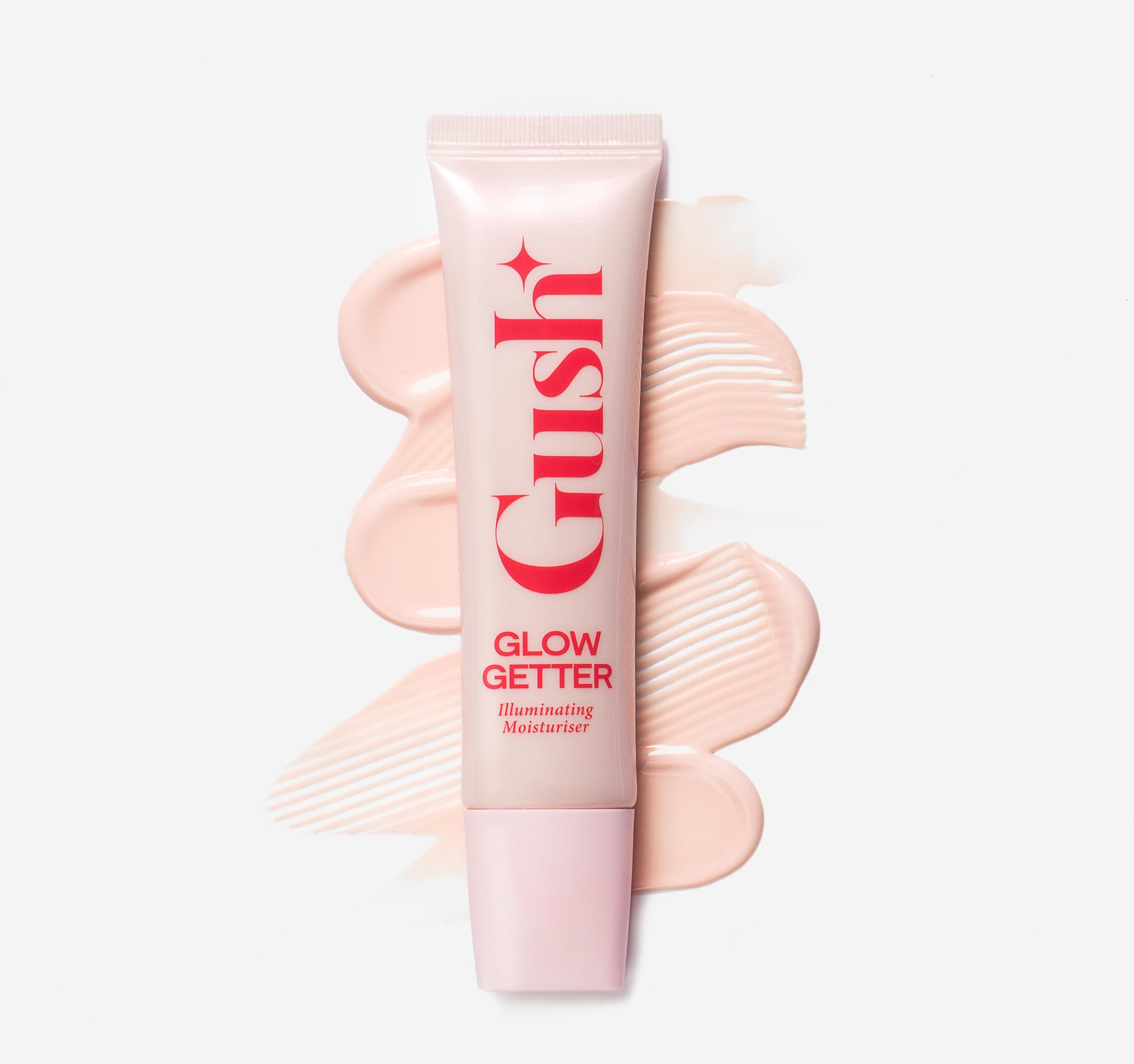 Gush Face Moisturizer + Primer + Highlighter | All in 1 face base | Pore minimiser and Sun Protector | Illuminating Moisturizer and Makeup gripping | Hydrating and soft skin | Non sticky | Dewy finish | Packed with Niacinamide and Hyaluronic Acid (30ml)