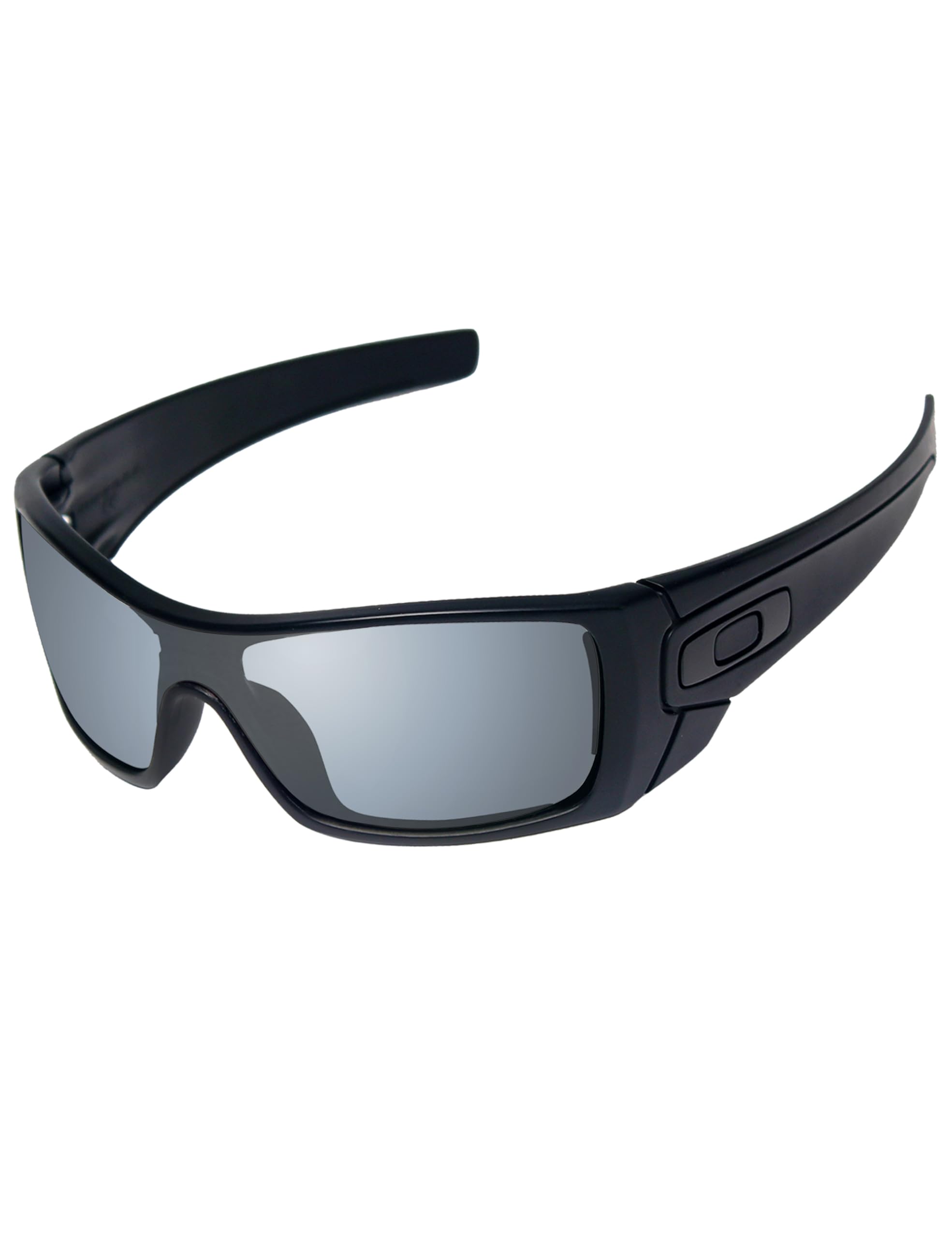 Lentes de repuesto polarizadas de 1,6 mm para gafas de sol Oakley Batwolf OO9101, protección UV, lente de espejo oscuro, piezas de reparación y kit