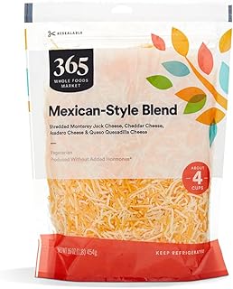 365 By Whole Foods Market, Cheese Blend Mexican Fancy Shredded, 16 Ounce