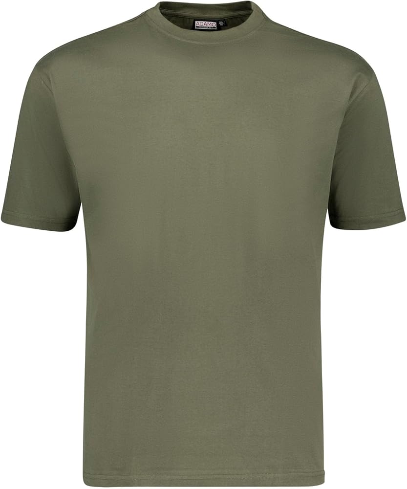 Maglietta Uomo ADAMO Regular Fit Kevin: Taglie Forti Dalla 2XL Alla 12XL, Antracite Mélange