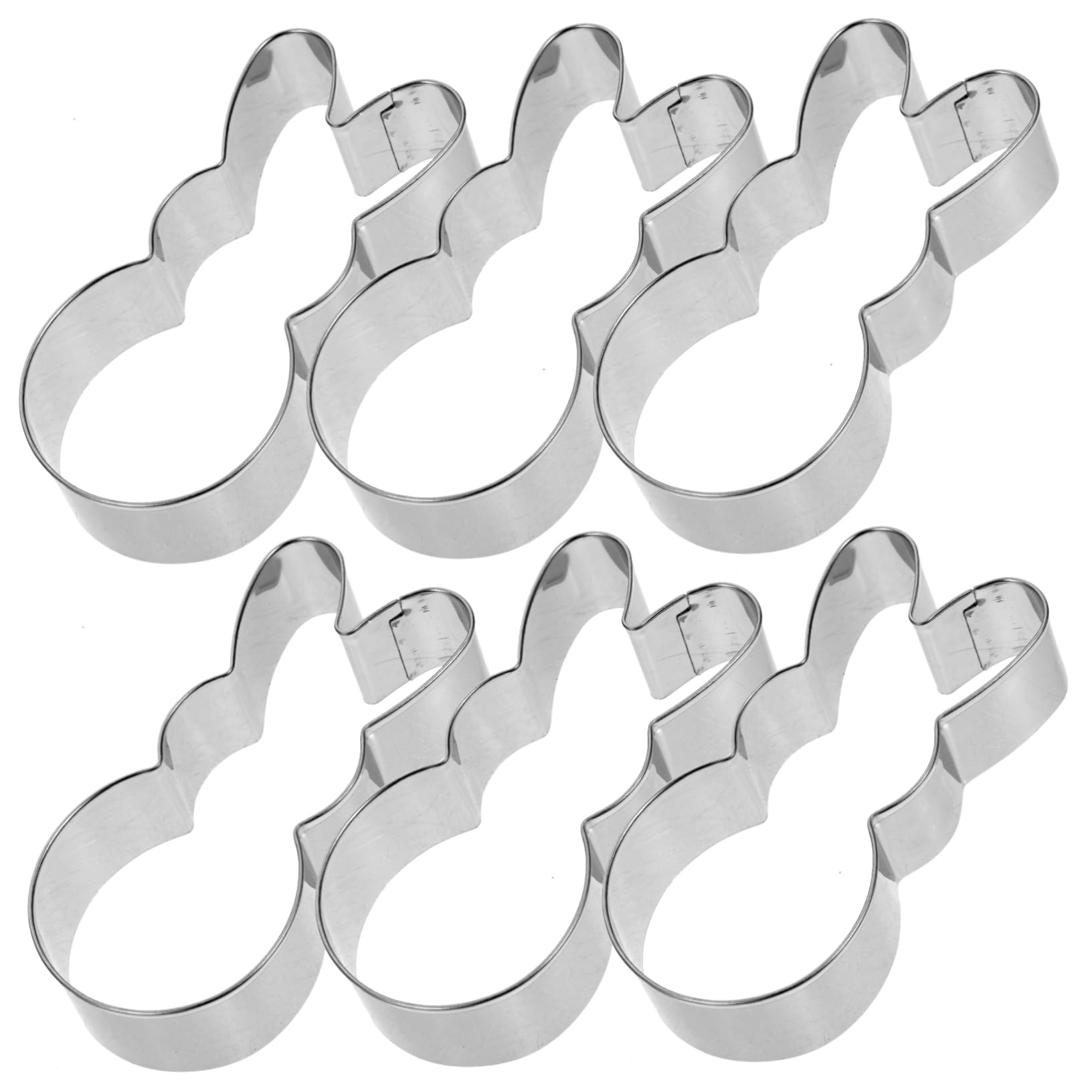 PRETYZOOM 5 Juegos Cortador De Galletas De Conejo Favor Equipo Tortita Kitchen Gadgets Cortadores De Galletas De Pascua Precioso Molde Para Galletas Acero Inoxidable Silver 6 Piezas * 5