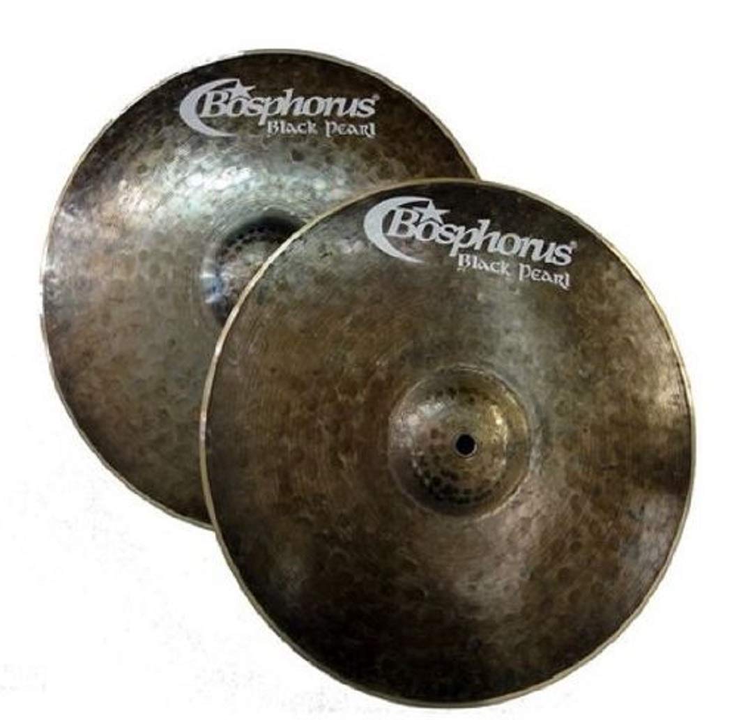 Bosphorus Cymbals BP13H 13-Inch Black Pearl Series Hi-Hat Cymbals 