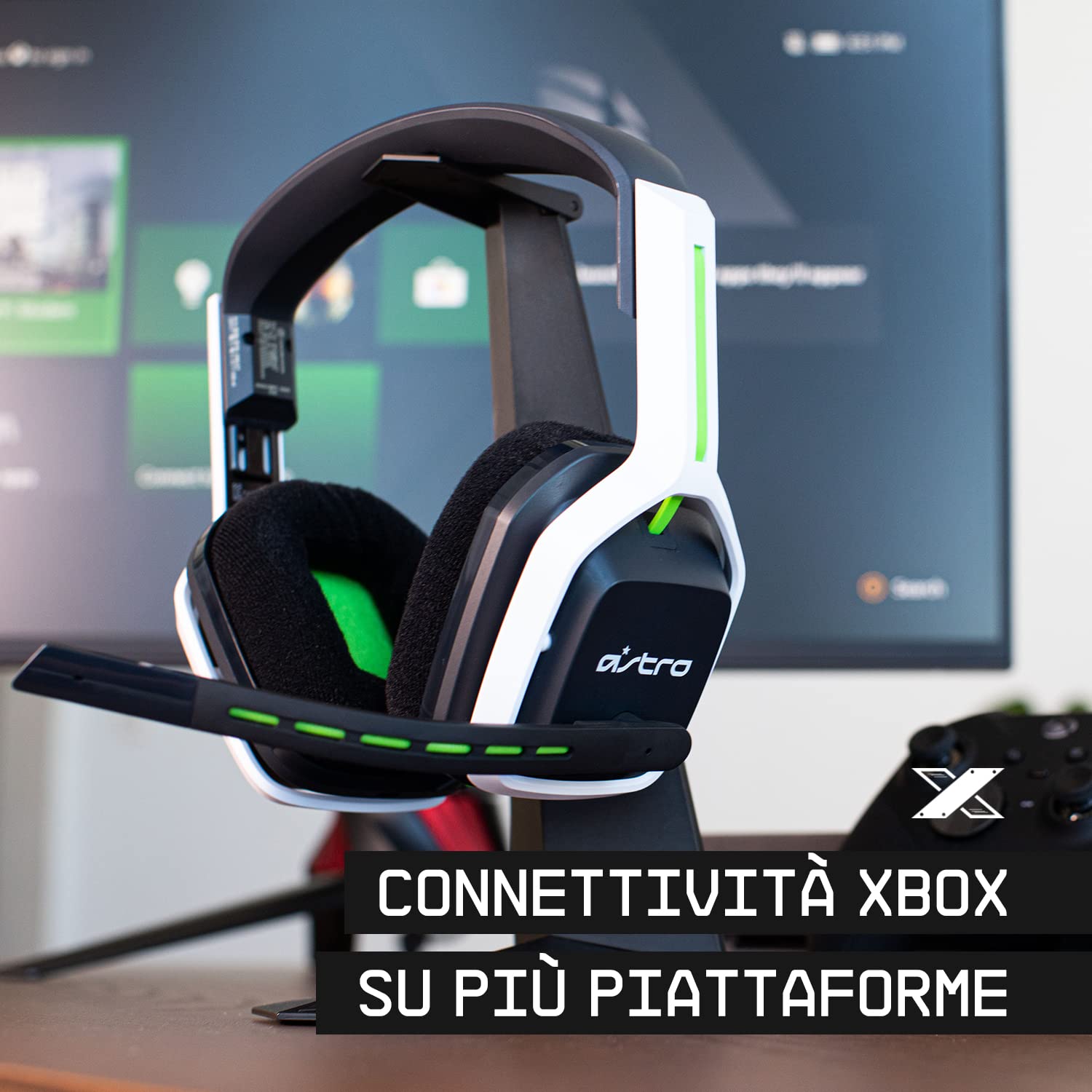 ASTRO Gaming A20 Wireless Gen 2 per Xbox Series X|S/Xbox One/PC/Mac Cuffia con microfono - Bianco/Verde
