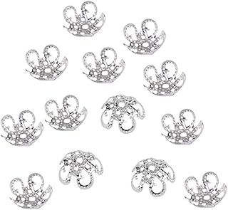 Wadoy 100X 10mm Metallperlen Spacer Versibert Zwischenperlen