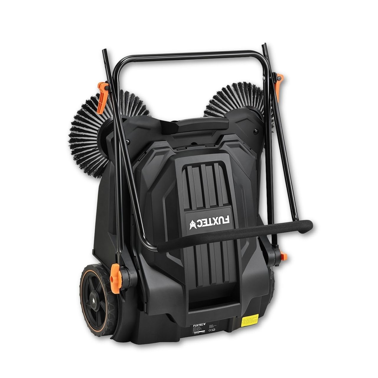 FUXTEC Spazzatrice manuale potente FX-HK65 – ideale per aree esterne medio-grandi, larghezza di lavoro 650 mm, contenitore da 20 L, copertura fino a 2000 m², design ergonomico