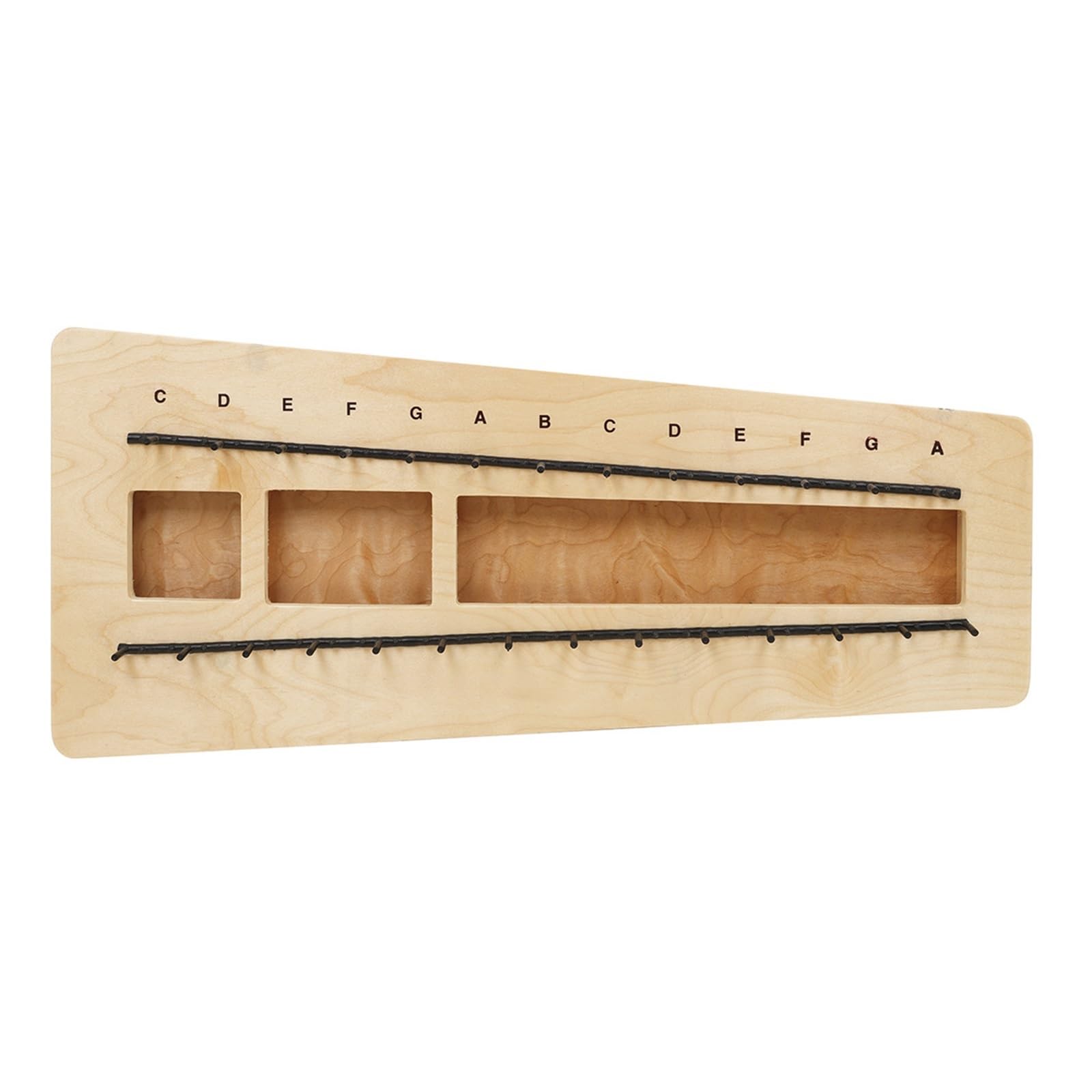 xilofono ​Legno Strumento A Percussione Xilofono con Piastra in Alluminio di Pino, Tipo Scatola Battuta A Mano A 13 Note Che Cambia Tono Medio-Alto E Basso