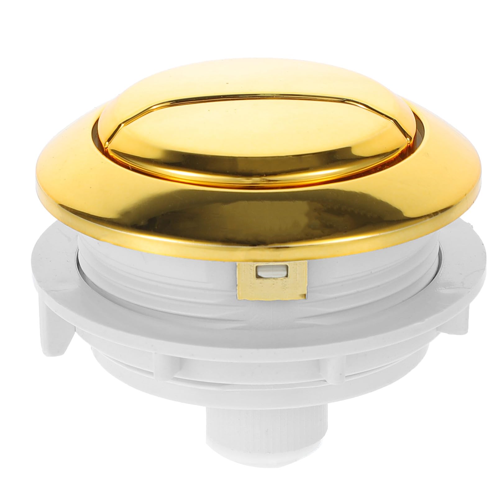 Mobestech Botón de Descarga Doble Pulsador de Plástico Dorado para Inodoro