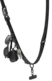 [MaGdget] Shoulder Strap/マジェット ショルダー ストラップ スマホショルダー マグネット ワンタッチ着脱 2WAY バッグストラップ 携帯ストラップ カラビナ 斜めがけ 首掛け 肩掛け 長さ調整 落下防止