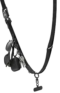 [MaGdget] Shoulder Strap/マジェット ショルダー ストラップ スマホショルダー マグネット ワンタッチ着脱 2WAY バッグストラップ 携帯ストラップ カラビナ 斜めがけ 首掛け 肩掛け 長さ調整 落下防止