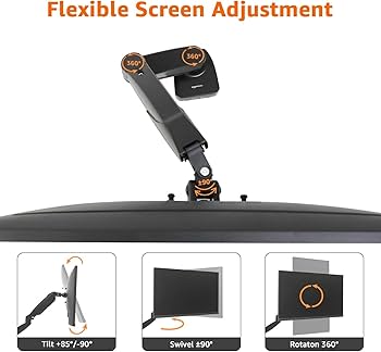 Amazon.com: Amazon Basics Gas Spring Single Computer Monitor Arm