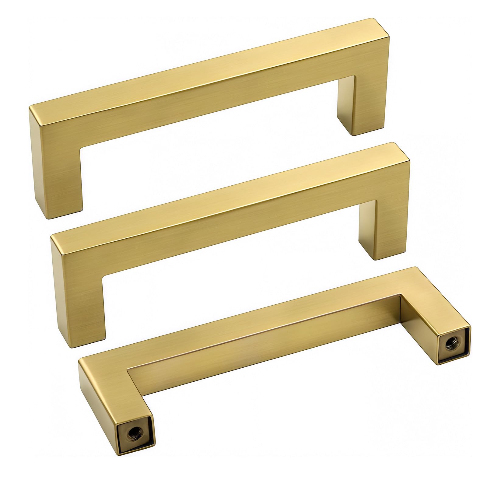 Goldenwarm 25 Piezas 256mm Tiradores Cocina Dorado Tirador Puerta Armario | tiradores cocina acero inoxidable tirador puerta armario tiradores muebles cocina tiradores armarios dorados