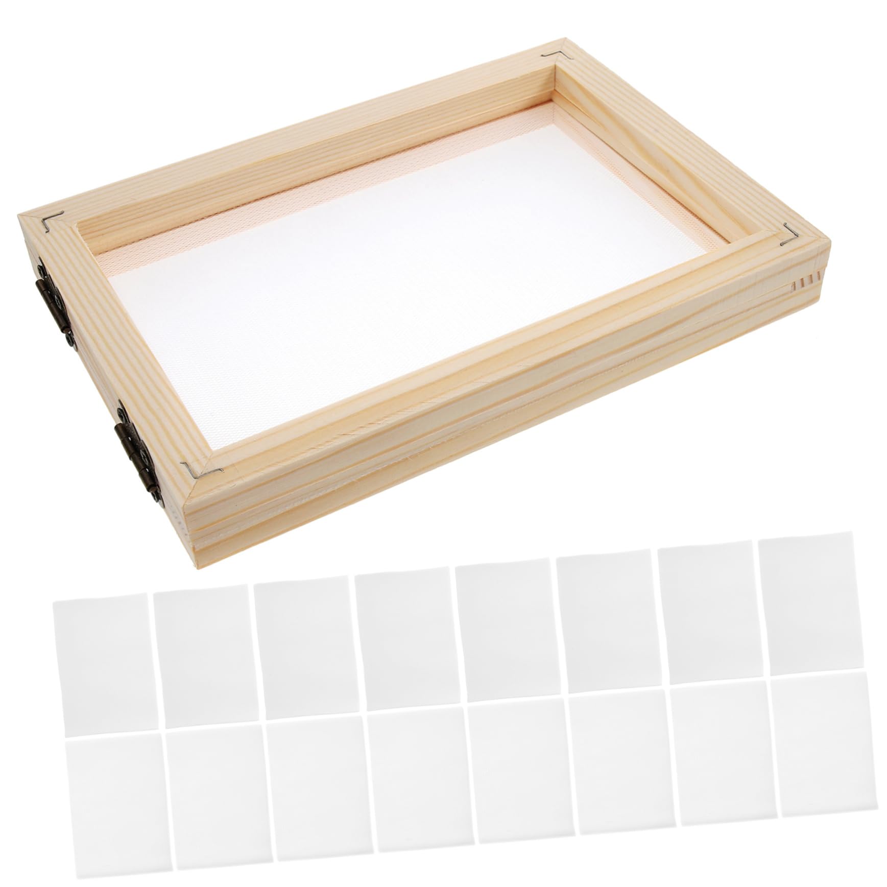 Homoyoyo 21Pcs Paper Making Wooden for Creative Projects for Crafts and Enhancing Paper Production Skills