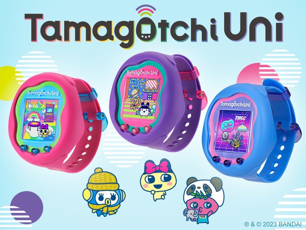 Bandai Tamagotchi Uni Purple Shell The Customisable New Generation