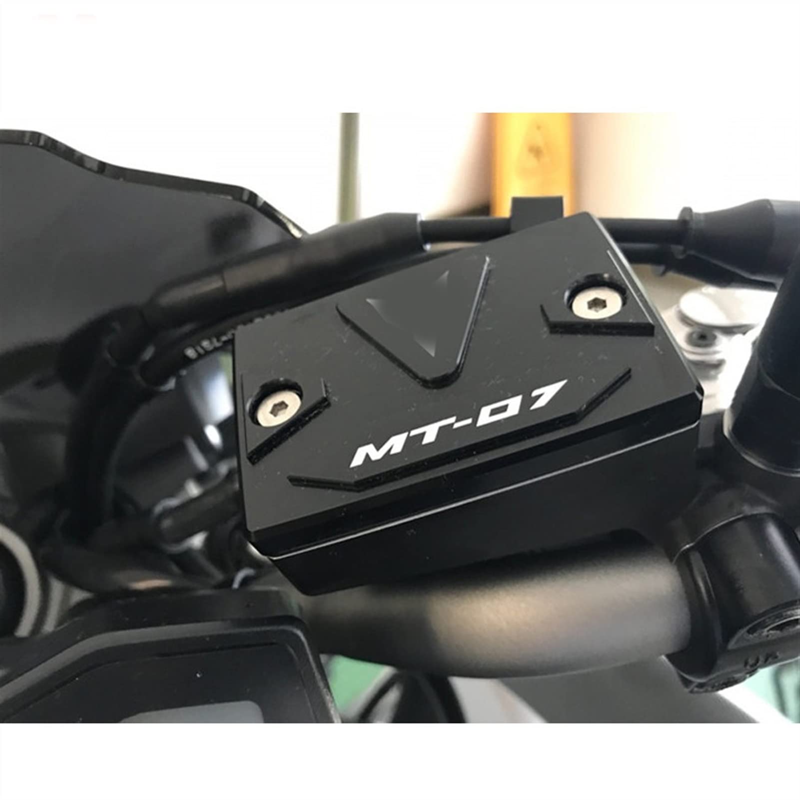 per Y&amaha MT07 MT-07 MT 07 Tracer FZ07 2015-2019 2020 21 Anteriore E Posteriore del Cilindro del Liquido dei Freni Master Reservoir Tappo di Copertura Moto Accessori (Color : Front And Rear Gold)