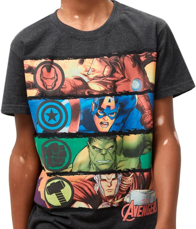 Marvel Boys' Avengers T-Shirt - Image 3