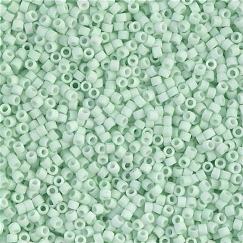 Perles de rocaille en verre, petites perles de rocaille, 2000 pièces, perles de rocaille en verre de couleur mate givrée pour la fabrication de bijoux artisanaux à faire soi-même, DB797, 1,6 mm, 2000