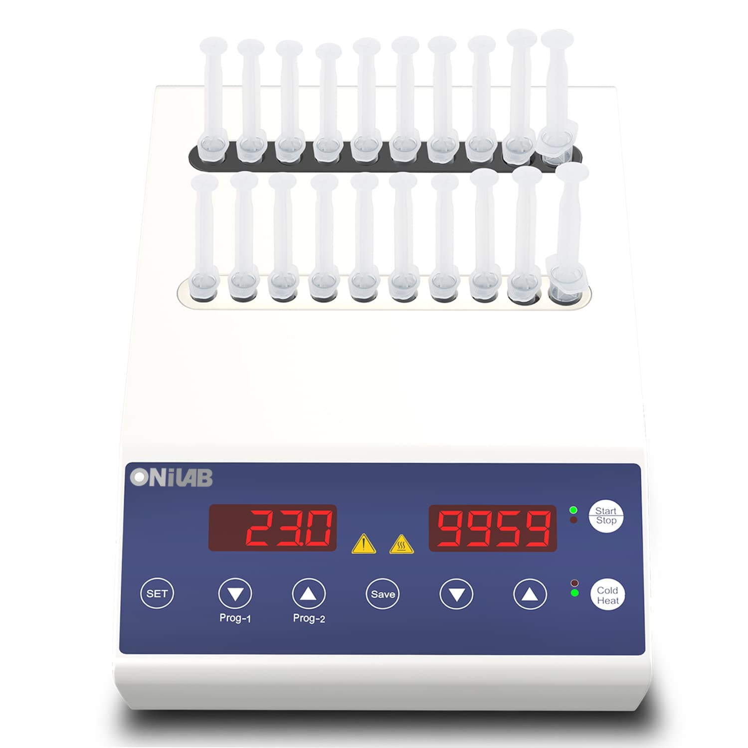 ONiLAB Gel Heating Machine with Heating and Cooling Modes,4x5ml,16x 1ml