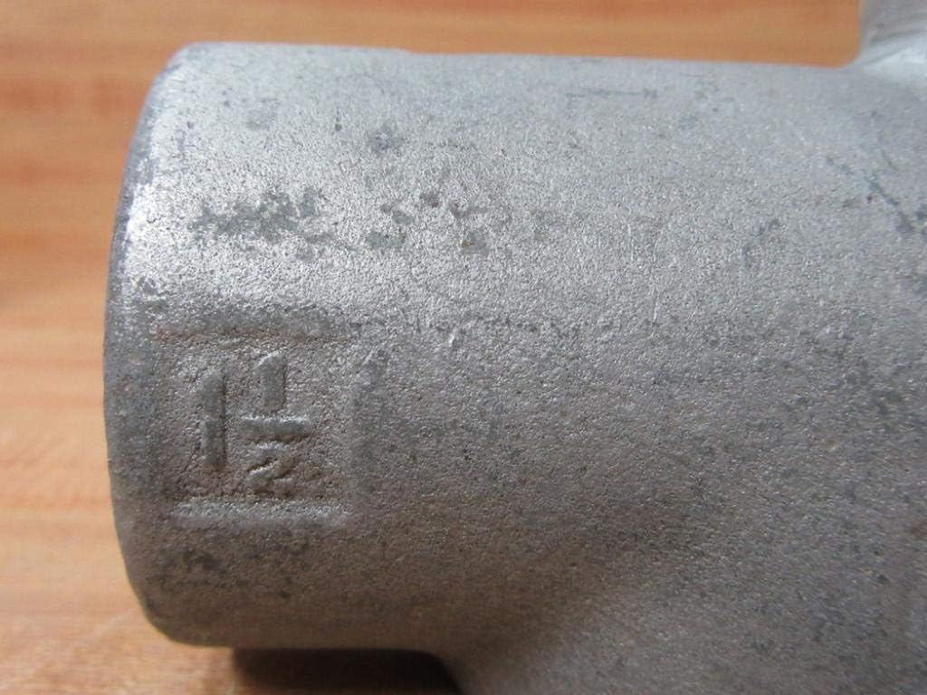 TB57 Feraloy Iron Alloy Type TB Conduit Outlet Body 1-1/2 Inch Condulet