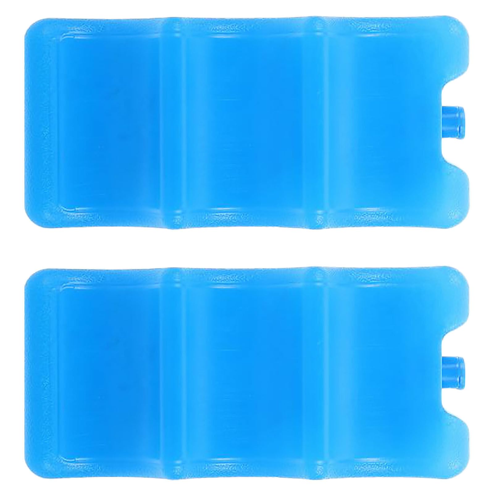 Lurrose Acumulador de Frío Reutilizable Azul para Nevera Portátil 600ml Estructura Sellada y Diseño Delgado Adecuado para Decoracion Verano en Bolsas Térmicas