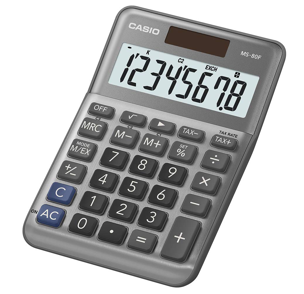 Casio MS 80B Standard Function Desktop Calculator