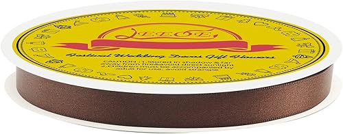 Miniatura 1218 de Cinta de satén verde esmeralda de doble cara de 1-1/2 pulgadas x 50 yardas, cinta de poliéster verde esmeralda para envolver regalos, muy adecuada